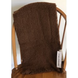 Alpaca scarf, Cumulus scarf in Natural Brown