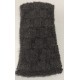 Handmade 100% Alpaca Ear Warmers, Dark Grey