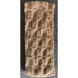 Handmade 100% Alpaca Ear Warmers, Fawn