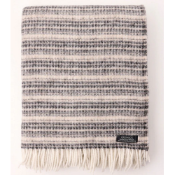 Alpaca/Wool Throw, Brown Crepe