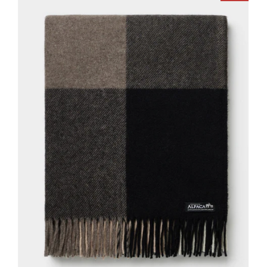 Alpaca/Wool Throw, Springmount