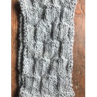 Handmade 100% Alpaca Ear Warmers, Grey