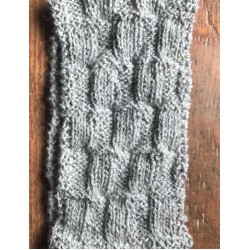 Handmade 100% Alpaca Ear Warmers, Grey