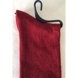 Ladies Alpaca Blend Socks, Sizes 2-8, Red