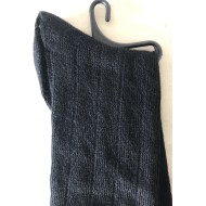 Men's Alpaca Blend Socks, King Size 11-14, Black