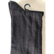 Men's Alpaca Blend Socks, King Size 11-14, Brown