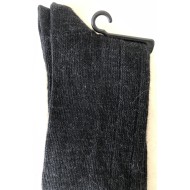 Men's Alpaca Blend Socks, King Size 11-14, Charcoal