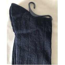 Men's Alpaca Blend Socks, King Size 11-14, Navy