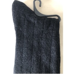 Men's Alpaca Blend Socks, Regular Size 6-10, Black