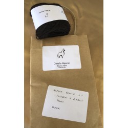 Kit for Beanie in Black (Includes 100% Alpaca Yarn and pattern)