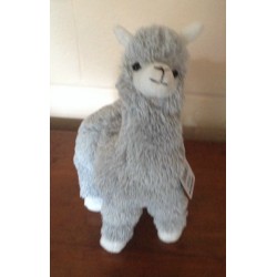 Alpaca Soft Toy Plushie, Grey (Large, 30 cm)