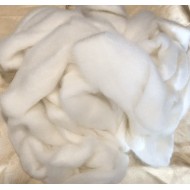 Alpaca Rovings - 100gm White Grantham