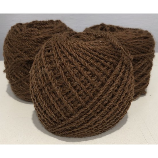 Alpaca Yarn, Natural Brown 5 Ply Vika