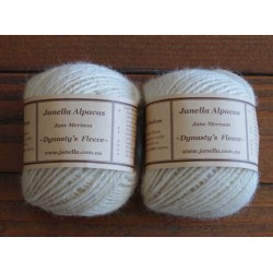 Alpaca Yarn, Natural White 5-8 Ply (Dynasty)