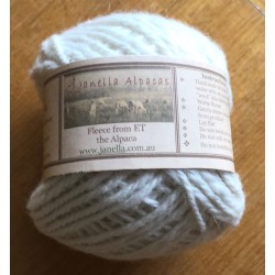 Alpaca Yarn, Natural White 5-8 Ply (ET)